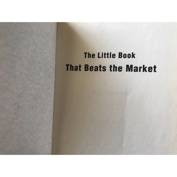 The Little Book That Beats the Market by Joel Greenblatt No Dust Jacket Used - Picture 4 of 7